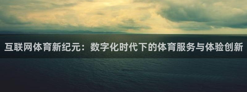互联网体育新纪元：数字化时代下的体育服务与体验创新