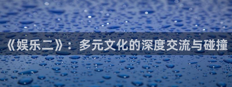 《娱乐二》：多元文化的深度交流与碰撞