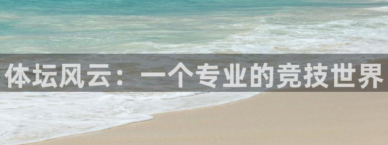 体坛风云：一个专业的竞技世界